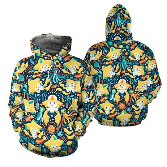 Jirachi Hoodies Shirt, 3D Hoodie