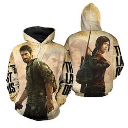 Joel Ellie The Las Of Us comic Hoodie 3D