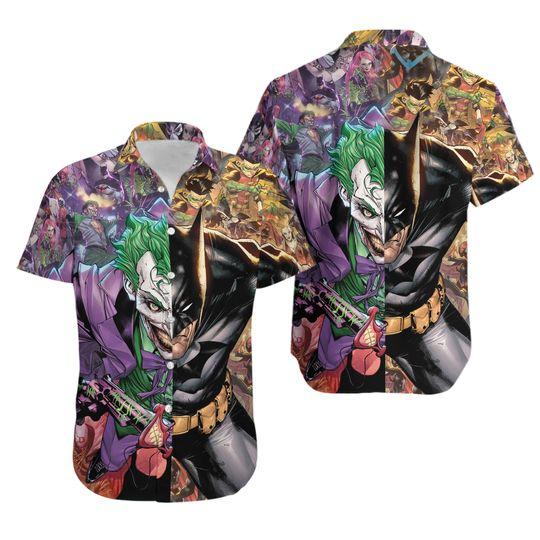 Joker Batman Characters Collection Hawaiian Shirt Gift For Your Girlfriend Boyfriend Gift For Love Gift For Friend Best Valentine Present Holiday Gift