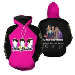 Jonas Brothers Five Albums One Night Tour 3D Hoodie