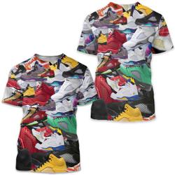 Jordan Retro All Over Printed t-Shirt Meaningful Gift For Family Gift For Boyfriend Valentine Gift