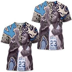 Jordan UNC 3D Shirt Meaningful Gift For Family Gift For Boyfriend Valentine Gift