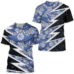 Jordan UNC Crossover 3D Shirt Meaningful Gift For Family Gift For Boyfriend Valentine Gift