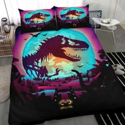 Jurassic World Duvet, Jurassic Park Bedding Set Gift For Your Girlfriend Boyfriend Gift For Love Gift For Friend Best Valentine Present Holiday Gift