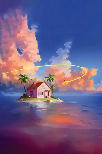 Kame House Goku Dragon Ball Canvas Meaningful Gift For Family Gift For Boyfriend Valentine Gift Birthday Gift Holiday Gift