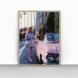 Kate Moss - Beverly Hills Poster Meaningful Gift For Family Gift For Boyfriend Valentine Gift Birthday Gift Holiday Gift