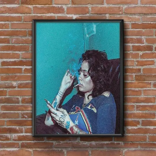 Kehlani Smoking Premium Matte Vertical Poster Meaningful Gift For Family Gift For Boyfriend Valentine Gift Birthday Gift Holiday Gift