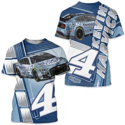 Kevin Harvick 2022 Light Beer Car #4 3D T Shirt Meaningful Gift For Family Gift For Boyfriend Valentine Gift