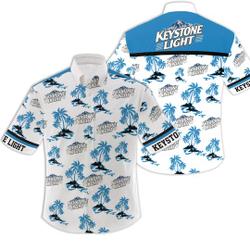 Keystone Light Hawaiian Shirt Gift For Your Girlfriend Boyfriend Gift For Love Gift For Friend Best Valentine Present Holiday Gift