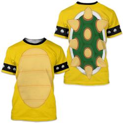 King Bowser Unisex T-Shirt Halloween Cosplay Running Meaningful Gift For Family Gift For Boyfriend Valentine Gift