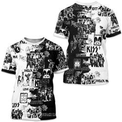 KISS ROCK BAND 3D Shirt Meaningful Gift For Family Gift For Boyfriend Valentine Gift