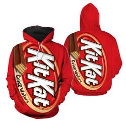 Kit Kat 3D Hoodie, KitKat Halloween Costume Cosplay, Best Friend Halloween Shirt
