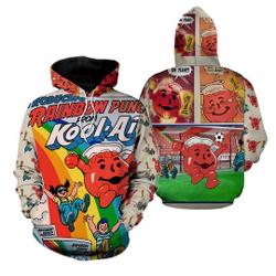Kool Aid Komics Football Custom Vintage Hoodie