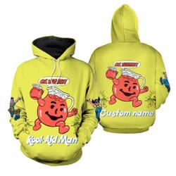 Kool Aid Man Spiral Custom Vintage Non Tornado Hole Throwback 80's Hoodie