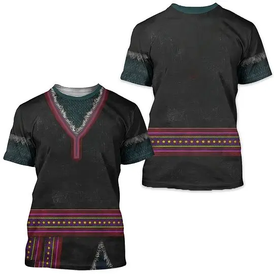 Kristoff Shirt, Frozen Costume 3D T Shirt Meaningful Gift For Family Gift For Boyfriend Valentine Gift