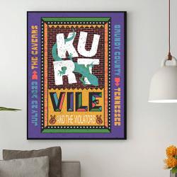 Kurt Vile July 23 2023 Grundy County TN Tour Poster Meaningful Gift For Family Gift For Boyfriend Valentine Gift Birthday Gift Holiday Gift