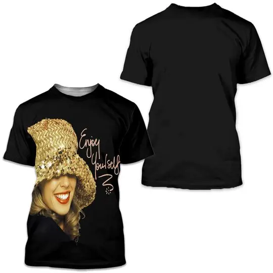 Kylie Minogue Enjoy Yourself Graphic T-Shirt Meaningful Gift For Family Gift For Boyfriend Valentine Gift
