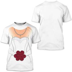 Ladies wedding dress t-shirt Meaningful Gift For Family Gift For Boyfriend Valentine Gift