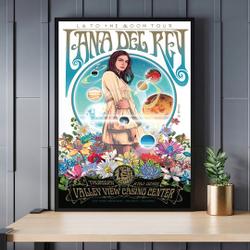 Lana Del Rey Singer LA to the Moon Vintage No  Poster Meaningful Gift For Family Gift For Boyfriend Valentine Gift Birthday Gift Holiday Gift