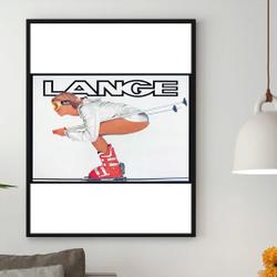 Lange Ski Girl Poster Meaningful Gift For Family Gift For Boyfriend Valentine Gift Birthday Gift Holiday Gift