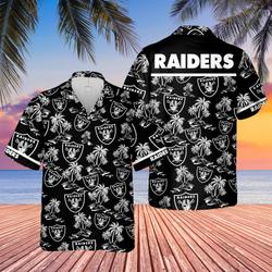 Las Vegas Raiders Hawaiian Shirt, Las Vegas Raiders Button Shirt, Raiders Men Shirt, Raiders Lover Gift For Your Girlfriend Boyfriend Gift For Love Gift For Friend Best Valentine Present Holiday Gift