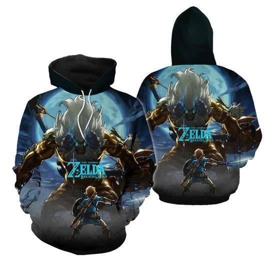 Legend of Zelda 3D Printing Game Hoodie