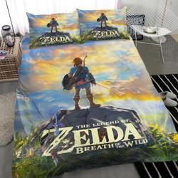 Legend Of Zelda Bedding Set Home DecorGift For Your Girlfriend Boyfriend Gift For Love Gift For Friend Best Valentine Present Holiday Gift