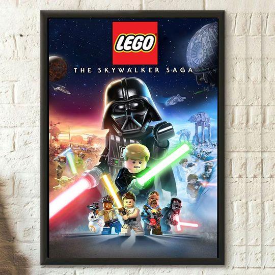 Lego Star Wars The Skywalker Poster Meaningful Gift For Family Gift For Boyfriend Valentine Gift Birthday Gift Holiday Gift