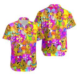 Let's Dance In The Sun Scooby Doo Hawaiian Shirt Gift For Your Girlfriend Boyfriend Gift For Love Gift For Friend Best Valentine Present Holiday Gift