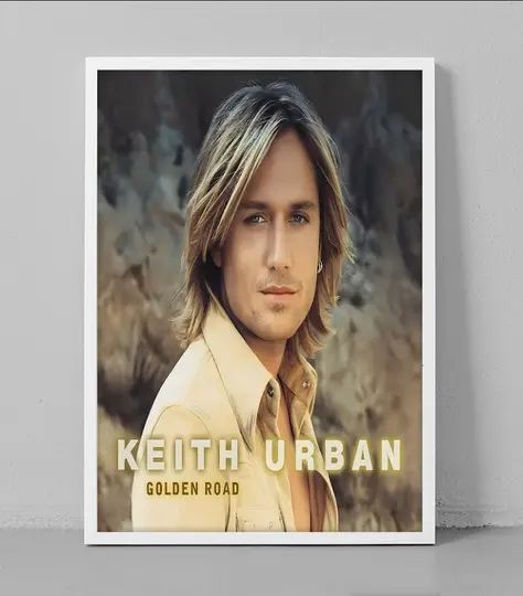 KEITH URBAN GOLDEN ROAD Premium Matte Vertical Poster Meaningful Gift For Family Gift For Boyfriend Valentine Gift Birthday Gift Holiday Gift