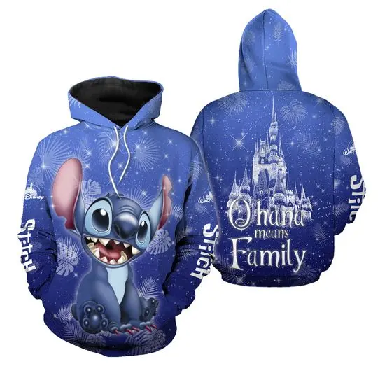 Lilo & Stitch 3D Printed Hoodie