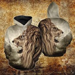 Lion 3d Hoodie, Lion 3d Hoodie