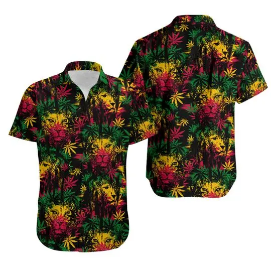 Lion Hawaiian Shirt Gift For Your Girlfriend Boyfriend Gift For Love Gift For Friend Best Valentine Present Holiday Gift