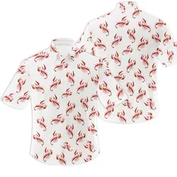 Lobster Kramer Seinfeld 3D Tropical Hawaiian Shirt Gift For Your Girlfriend Boyfriend Gift For Love Gift For Friend Best Valentine Present Holiday Gift