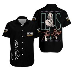 Long Live The King Elvis Presley Hawaiian Shirt Gift For Your Girlfriend Boyfriend Gift For Love Gift For Friend Best Valentine Present Holiday Gift