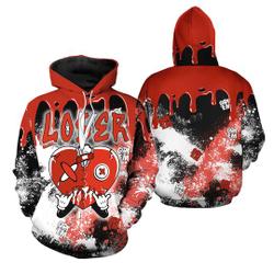 Loser Lover Drip Heart Sneaker Shirt Match Cherry 11s Hoodie