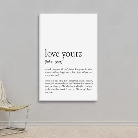 Love Yourz - J. Cole Poster Meaningful Gift For Family Gift For Boyfriend Valentine Gift Birthday Gift Holiday Gift
