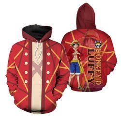 Luf-fy Cosplay Anime 3D Hoodie