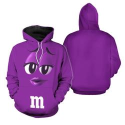 M And M Face Costume 3D Hoodie
