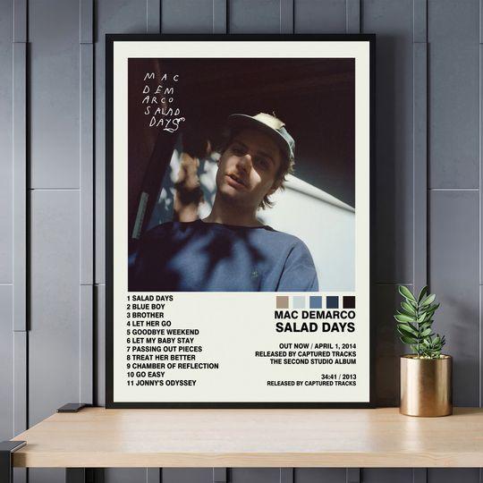 Mac DeMarco Posters Salad Days Poster Meaningful Gift For Family Gift For Boyfriend Valentine Gift Birthday Gift Holiday Gift