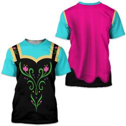 Magic Winter Princess Costume 3D Shirt Meaningful Gift For Family Gift For Boyfriend Valentine Gift