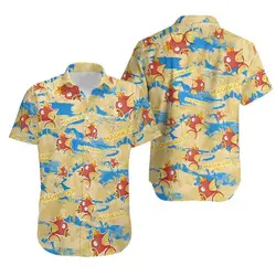 Magikarp Hawaiian Sea Island Pattern Shirt Gift For Your Girlfriend Boyfriend Gift For Love Gift For Friend Best Valentine Present Holiday Gift