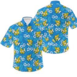 Magikarp Pokemon Summer Hawaiian Shirt Gift For Your Girlfriend Boyfriend Gift For Love Gift For Friend Best Valentine Present Holiday Gift