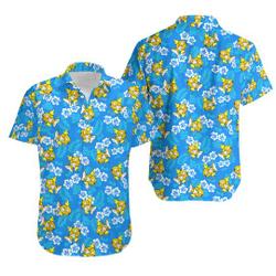 Magikarp Tropical Beach Pika Hawaiian Shirt Gift For Your Girlfriend Boyfriend Gift For Love Gift For Friend Best Valentine Present Holiday Gift