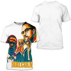 Malcolm and MLK T-shirt Meaningful Gift For Family Gift For Boyfriend Valentine Gift
