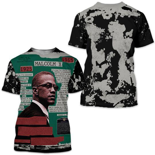 Malcolm X shirt euphoria, Rue's Malcolm X 3D Shirt Meaningful Gift For Family Gift For Boyfriend Valentine Gift