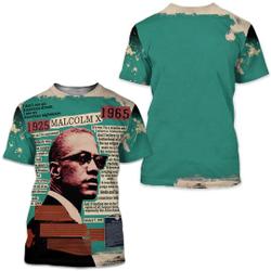 Malcolm X Vintage Classic 3D T-shirt Meaningful Gift For Family Gift For Boyfriend Valentine Gift