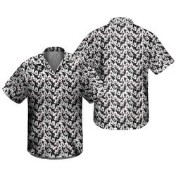 Many Faces of Mickey Mouse - Disney Inspired Men's Button Down Hawaiians Shirt Gift For Your Girlfriend Boyfriend Gift For Love Gift For Friend Best Valentine Present Holiday Gift