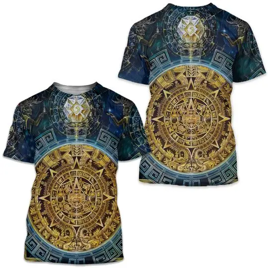 Aztec Mexico Unisex 3D Shirt Meaningful Gift For Family Gift For Boyfriend Valentine Gift
