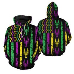 Mardi Gras 3D All Over Print Hoodie
